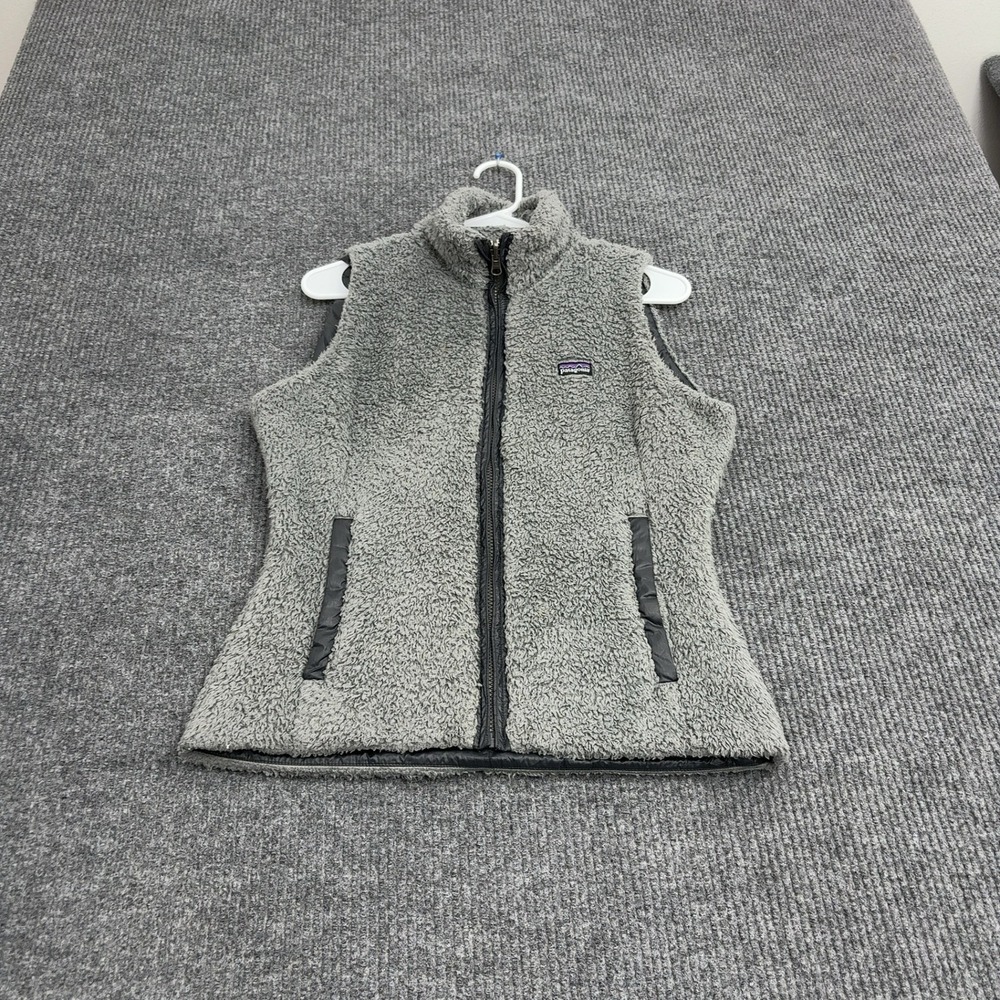 Patagonia Vest Womens M Gray Polyester Fleece Full Zip Gorpcore Outdoor